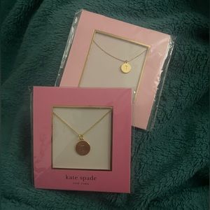 Kate Spade initial pendant letter T bundle